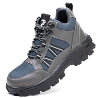 Chaussures de sécurité à bout en acier pour homme, antidérapantes, Anti-perforation, pour le travail, collection hiver et automne