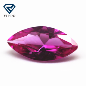 <strong>1</strong>.5*3 to 6*12mm Bright Cut Marquise Cut 3# <strong>Ruby</strong> Corundum Loose Gemstones Marquise Shape Synthetic 3# <strong>Red</strong> <strong>Ruby</strong> Corundum Gemstones - Product Image 2
