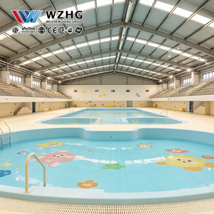Bâtiments de piscines intérieures avec structures en acier préfabriquées pour projets sportifs aquatiques et activités communautaires - Product Image 1