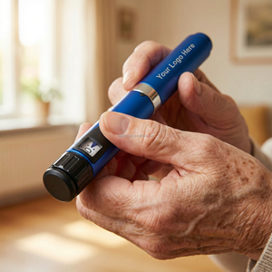 Bolígrafo de Inyección de Metal Reutilizable |   Color, Escala y Logotipo Totalmente Personalizables |   Compatible con Cartuchos de Insulina - Product Image 4