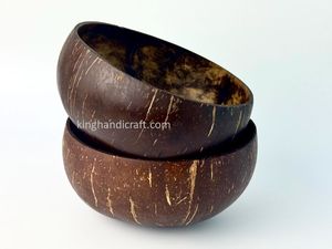 Tazón de Cáscara de Coco Natural Hecho a Mano, Ecológico, Ligero y Duradero para Smoothies, Açaí, Ensaladas, Vajilla de Cocina - Product Image 5