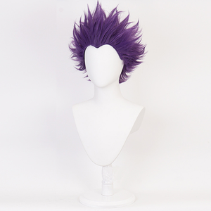 วิกผมคอสเพลย์สีม่วงสั้นสังเคราะห์ Ainizi จากซีรีส์ <span class=keywords><strong>My</strong></span> <span class=keywords><strong>Hero</strong></span> <span class=keywords><strong>Academia</strong></span> ตัวละครชินโซ ฮิโตชิ สำหรับฮาโลวีน - Product Image 4