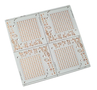 Cartes de circuits imprimés LED haute densité en aluminium MCPCB à excellente dissipation thermique, épaisseur 1,0 mm, OEM