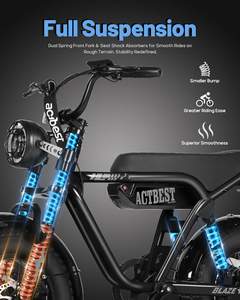 ACTBEST Blaze China Großhandel Schnelles 500W Kleines Elektrisches Retro-Fahrrad für Männer und Jugendliche - Product Image 4