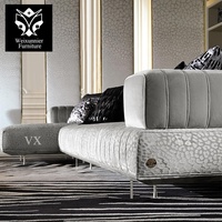 Canapé en tissu Design royal personnalisé haut de gamme ensemble de salon villa de luxe sectionnel pour hôtels et meubles de maison