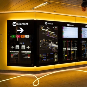 Pantalla de Información de Trenes para Estaciones de <span class=keywords><strong>Metro</strong></span>, Sistema PIDS LED de Alto Brillo, Visualización en Tiempo Real de la Llegada <span class=keywords><strong>del</strong></span> <span class=keywords><strong>Tren</strong></span> y Próxima Estación, Personalización OEM - Product Image 4