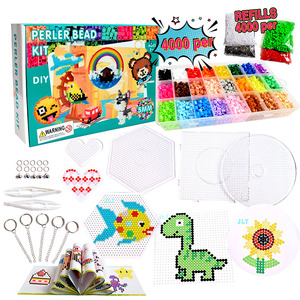 Enfants Offre Spéciale Éducatifs 4000 PCS DIY Perler Hama Perles 5mm Ensembles Perler Perles Kit pour L'artisanat - Product Image 5