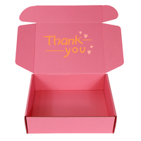 Boîte cadeau pliable en carton ondulé rigide noir imprimé sur mesure pour vêtements, cosmétiques et chaussures