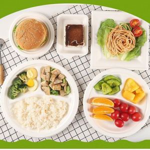Wholesale 100% Compostable 9 Inch Paper <b>Plates</b> Sugarcane Tableware Biodegradable Eco-Friendly Natural <b>Disposable</b> Bagasse <b>Plate</b> - Product Image 1