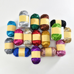 T-Shirt Garen Metallic Voor Het Haken Van Handgemaakte Tassen 100% Polyester Garen Voor Geweven Draagtassen - Product Image 2