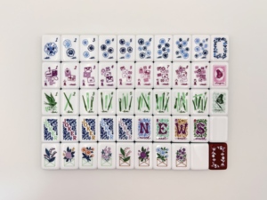 Fichas de Mahjong Americanas Modernas de Lujo Personalizadas con Diseño de Flores de Jardín, Envío Rápido, Acrílico de 4 Capas, 160 Piezas para Póker Familiar Multijugador - Product Image 1