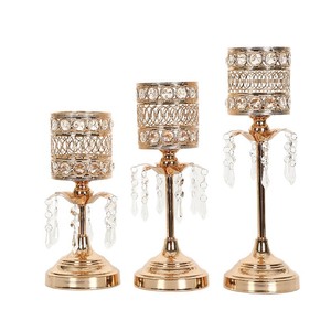 Bougeoirs en or, prix de gros, bougeoirs faits à la main, lanternes, pots à bougies, bougeoir en métal - Product Image 6