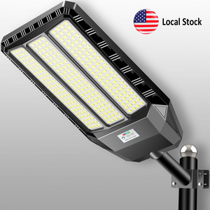 Lampe solaire à détection de mouvement HYKENTE TW024C, IP65, LED, télécommande, intensité réglable, 276 LED SMD 5054, super lumineuse, pour usage extérieur - Product Image 1