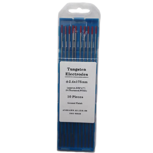 Electrodos <span class=keywords><strong>de</strong></span> Tungsteno para Soldadura TIG ANING WP20 WT20 Azul Oscuro <span class=keywords><strong>1</strong></span>/16" X 7" <span class=keywords><strong>1</strong></span>.<span class=keywords><strong>8</strong></span>-2.2% <span class=keywords><strong>Acero</strong></span> <span class=keywords><strong>Inoxidable</strong></span> Certificado AWS A.5.12 3 Años <span class=keywords><strong>de</strong></span> Garantía - Product Image 1