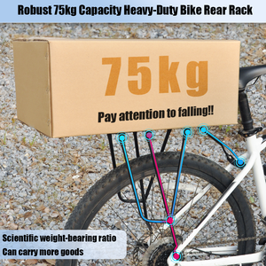 Rak Sepeda Belakang EasyDo dari Paduan Aluminium, Rak Pengangkut Barang Berat untuk Sepeda Gunung dan Sepeda Jalan 27.5'' 29'' - Product Image 3