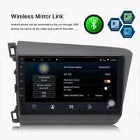 Autoradio CarPlay pour Honda Civic 2012 2013 2014 2015 Android Multimedia Video Player DSP IPS GPS écran tactile stéréo autoradio