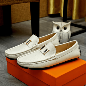 Zapatos Oxford de Goma para Negocios, Entresuela de Látex, Suela Resistente, Tela Suave, Parte Superior de Cuero Vacuno de Grano Completo, Forro Espumado, Duraderos - Product Image 2