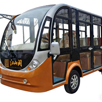 Voiture touristique électrique fermée de 23 places