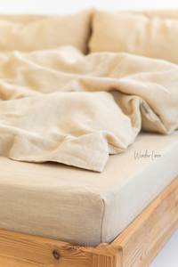 Olive Green 100% Linen OEKO-TEX Certified Duvet Cover Set <b>Queen</b>/King <b>Size</b> Soft Stonewashed Stitching Custom <b>Bedding</b> Buttons - Product Image 3