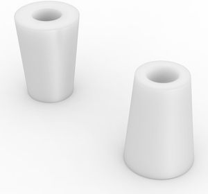カスタマイズされたテーパー保護プラグ6mm8mmスルーホールプラグ1穴シリコンラバーストッパー - Product Image 2