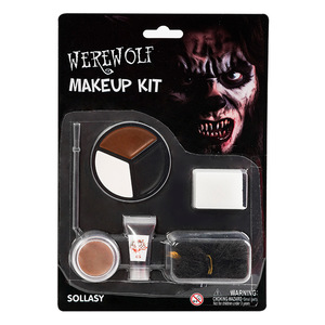 Kit de peinture faciale d'Halloween professionnel, <span class=keywords><strong>maquillage</strong></span> à effets spéciaux avec faux sang, ensemble SFX, fournitures de peinture corporelle - Product Image 3