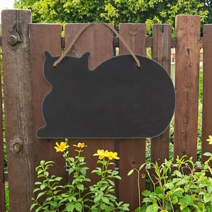 Personnalisé personnalisé gravé à la main moderne <span class=keywords><strong>ardoise</strong></span> jardin maison signes et plaques pour montage mural <span class=keywords><strong>extérieur</strong></span> décoration de noël - Product Image 2