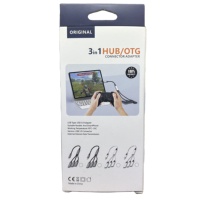 Adaptateur HUB USB 3.0 Type-C 3 ports OTG pour manette de jeu, caméra, clé USB, transfert de données