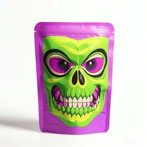 Custom Logo Stand up Pouch Doypack Smell Proof <b>Mylar</b> <b>Bags</b> 3.5 Grams Aluminum Foil Zip Lock <b>Bag</b> for Herbs - Product Image 1