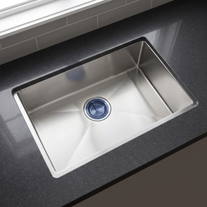 Commercial Grade Stainless Steel Undermount Single Bowl <b>Kitchen</b> <b>Sink</b> Deep Large Capacity Handmade Modern Design - Product Image 1