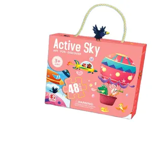 Children's Educational Jigsaw Puzzle Active Sky 48 Pieces Hot Sale New Arrival Toys