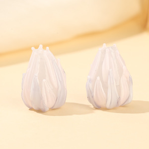 Cuentas de vidrio de tulipán hechas a mano, cuentas sueltas, pulseras de cuentas, pendientes, accesorios artesanales de bricolaje que atraen la fortuna - Product Image 3