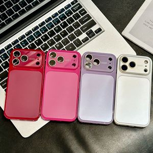 Coque de luxe AG mate compatible avec iPhone 17 16 15 14 Pro Max, <span class=keywords><strong>cadre</strong></span> brillant, minimaliste, fine et antichoc - Product Image 6