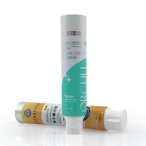 Tube d'emballage de dentifrice en plastique imprimé personnalisé, laminé ABL, nouveau contenant vide avec bouchon à vis - Product Image 4