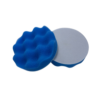 Tampon de polissage en mousse ondulée douce de 3 pouces pour polisseuse de voiture, tampons de polissage pour le polissage, le lustrage et le cirage