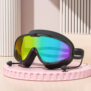 Masque de natation HD grand angle anti-buée et anti-UV pour adultes, grande monture avec garantie anti-fuite - Product Image 2