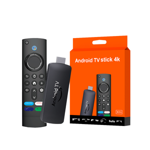 Boîtier TV intelligent Mortal TVR3+ Android 14.0 Rockchip 3518 Quad Core 2 Go 128 Go avec télécommande vocale 4K, Wi-Fi double bande et Ethernet pour le streaming - Product Image 1