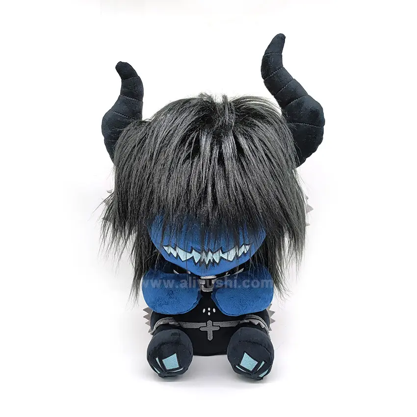 Fabricante Custom Highlands Black Cows Plushies Doll Animal Weighted Plush Toy Stuffed Child Cow Dolls For Kids Gift