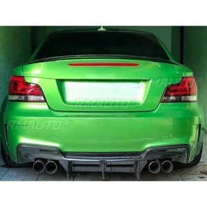คาร์บอนไฟเบอร์แท้ สำหรับ BMW 1M E82 E88 ปี 2007-2012 ชุดแต่งกันชนหลัง ลิปสปลิตเตอร์ ดิฟฟิวเซอร์ ชุดแต่งตัวถังรถยนต์ อุปกรณ์ป้องกันกันชน - Product Image 3