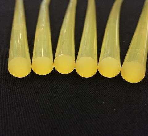 Packaging Hot Melt Adhesive EVA Glue Stick Yellow Semi Transparent Color for Multiple Applications