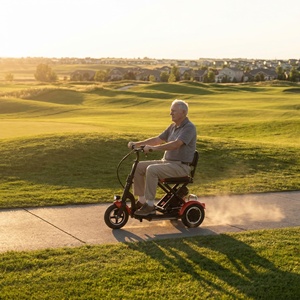 Tricycle électrique auto-équilibrant, durable et longue portée avec contrôleur intelligent pour le transport en banlieue et <span class=keywords><strong>sur</strong></span> les terrains de golf - Product Image 2