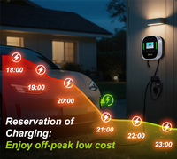 Station de recharge pour véhicules électriques intelligente 32A 7KW Type 1 Type 2 GBT Chargeur mural avec application Wifi Zencar WPro Wallbox Câble de recharge pour véhicules électriques de 5 mètres