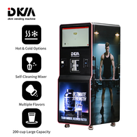 Máquina Expendedora Automática DKM para Fitness de Batidos de Proteína de Varios Sabores con Mezclador para Gimnasio