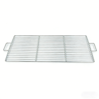 Grilles jetables pour la transformation de la viande, grilles de cuisson vapeur et fumée, grilles en treillis métallique ondulé en acier inoxydable, grilles de barbecue en acier inoxydable