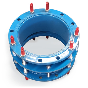 <strong>Pipe</strong> <strong>Mechanical</strong> <strong>Coupling</strong> Dismantling <strong>Pipe</strong> Fitting Carbon Steel Ductile Iron Blue Painting Round Casting Flange Expansion Joint
