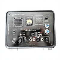 Casque de pilote d'avion Jupitor avec appareil de test d'intercom, certifié ISO9001, portable, nouveau, finition noire JT-1313 pour