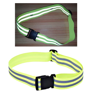 Personalizado Hi Vis ajustable deporte al aire libre equipo de seguridad reflectante elástico Cinturón correa para correr entrenamiento ciclismo caminar - Product Image 1
