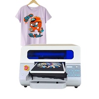 Imprimante DTG facile à utiliser, impression directe sur vêtement, format A3 500*320mm, tête d'impression XP600 pour tissu, coton, logo, t-shirt