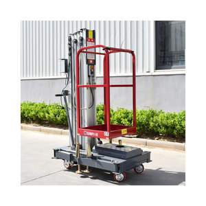 Échelle d'ascenseur d'homme d'échafaudage de mât de personne unique d'alliage d'aluminium de levage électrique hydraulique de vente chaude - Product Image 3