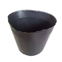 Ensemble de pots de pépinière d'orchidées pour jardin en plastique souple transparent 4 pouces PE Pots de fleurs et jardinières modernes Petite plante en plastique/