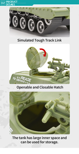 Mini soldats en plastique <span class=keywords><strong>armée</strong></span> hommes pas cher chars militaires maquette jouet - Product Image 4